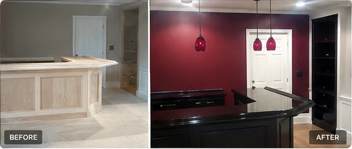 Custom Bar Transformation by Riversons Painting in Knoxville, TN