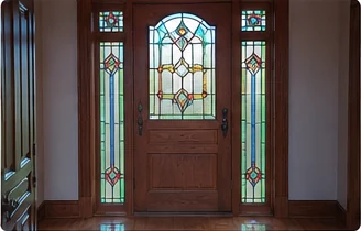 Front Door Staining & Sealing by Riversons Painting in Farragut, TN